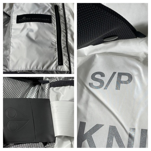 MOOSE KNUCKLES Gataga 650 Fill Power Down Puffer Jacket - White Sz - Small $895 - Picture 13 of 15